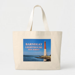 Bolsa Tote Grande Barnegat Lighthouse, Nova Jersey