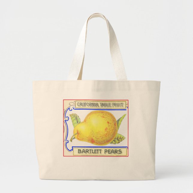 BOLSA TOTE GRANDE BARTLETT PEARS (Frente)