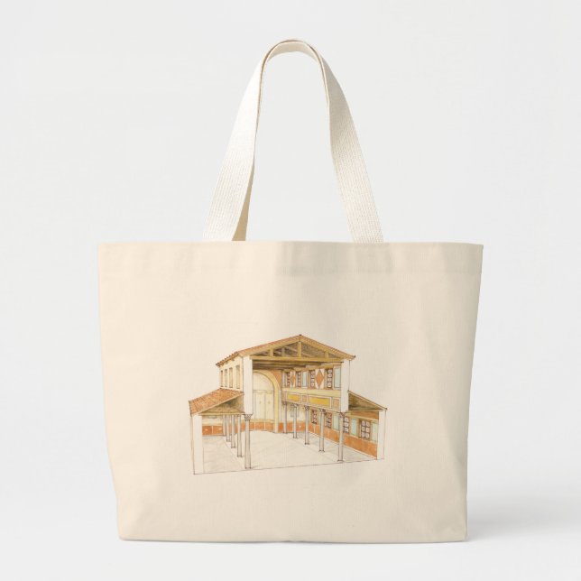 Bolsa Tote Grande Basílica romana (Frente)