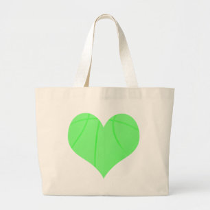 Bolsa Tote Grande Basquetebol do verde limão