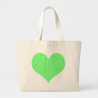 Bolsa Tote Grande Basquetebol do verde limão