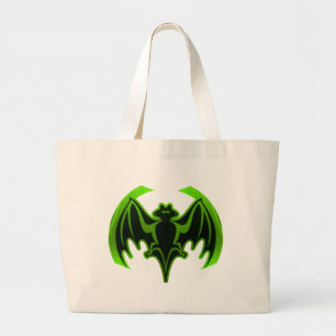 Bolsa Tote Grande Bat Green MUSEUM Zazzle Gifts