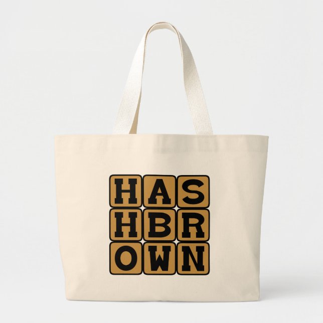 Bolsa Tote Grande Batata Rústica, Petisco de Batata para o Café da M (Frente)