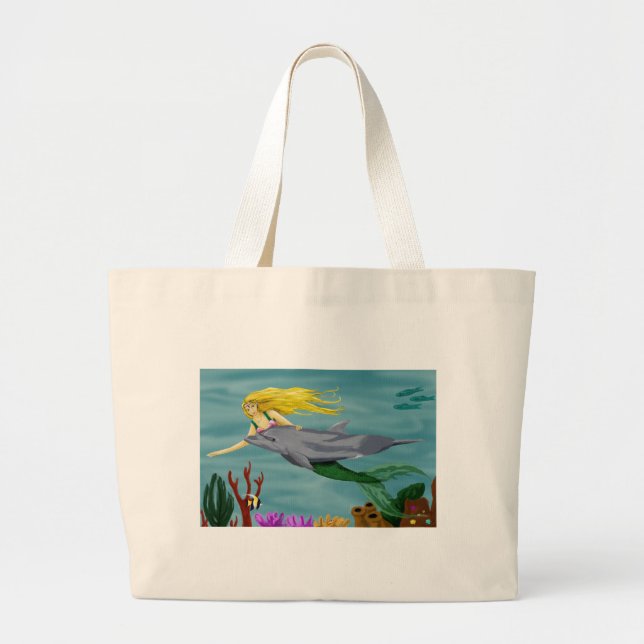 Bolsa Tote Grande Beachbag de Mermain (Frente)