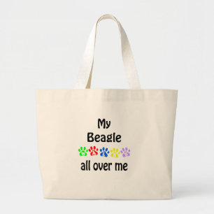 Bolsa Tote Grande Beagle Walks Design