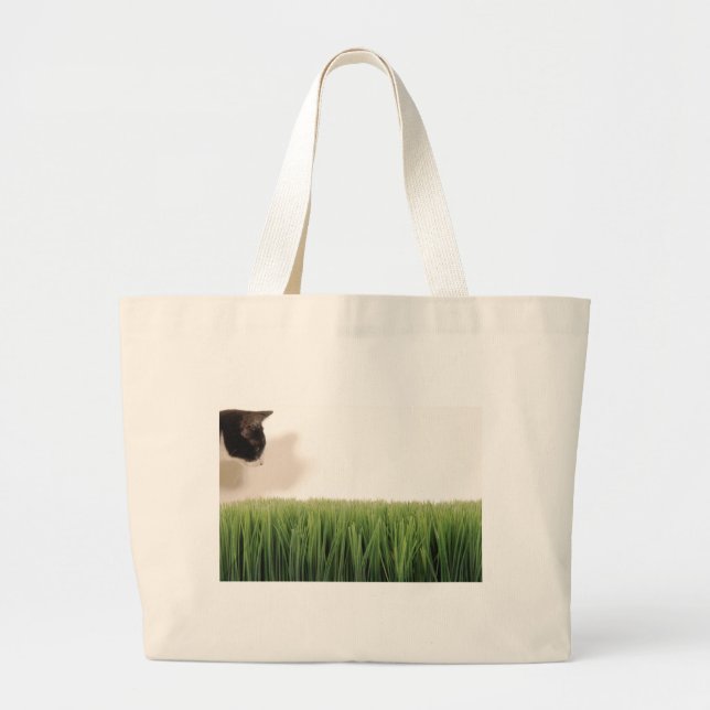 Bolsa Tote Grande beanANDgrass (Frente)