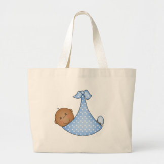 Bolsa Tote Grande Bebé do afro-americano