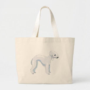 Bolsa Tote Grande Bedlington Terrier