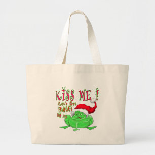 Bolsa Tote Grande Beije-me, vamos buscar o Froggy