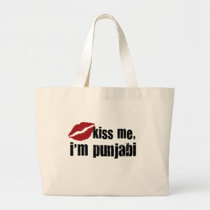 Bolsa Tote Grande Beijo do Punjabi