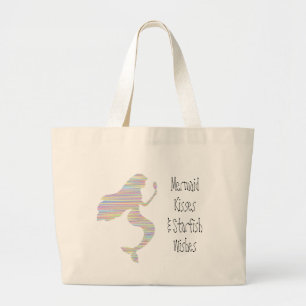 Bolsa Tote Grande Beijos de Sereia Bolsa Grande