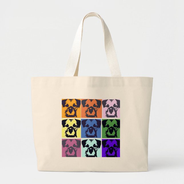 Bolsa Tote Grande Beira Terrier (Frente)
