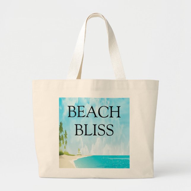 Bolsa Tote Grande Bela Praia Bliss (Frente)