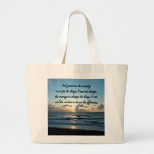 BOLSA TOTE GRANDE BELA SERENITY ORAR FOTO OCEANA