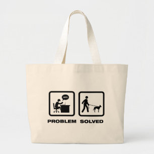 Bolsa Tote Grande Belga Malinois