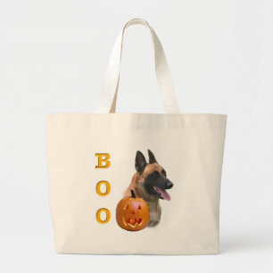Bolsa Tote Grande Belga Malinois Boo