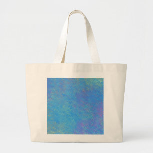 Bolsa Tote Grande Belo Papel Azul Marmoreado