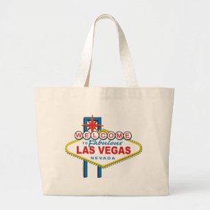 Bolsa Tote Grande Bem-vindo a Fabulosa Las Vegas