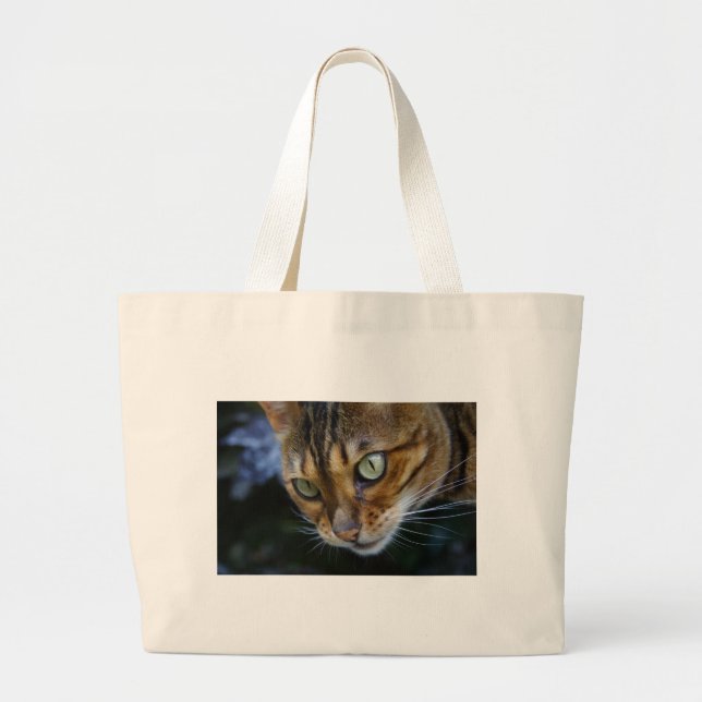 Bolsa Tote Grande Bengala Cat (Frente)