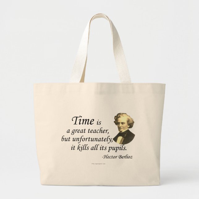 Bolsa Tote Grande Berlioz no tempo (Frente)