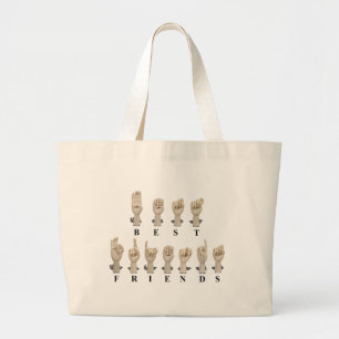 Bolsa Tote Grande BestFriendsAmeslan062511