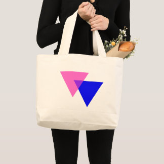 Bolsa Tote Grande Biangles Orgulho Bissexual