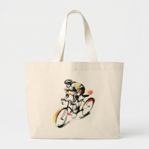 Bolsa Tote Grande Bicicleta de estrada