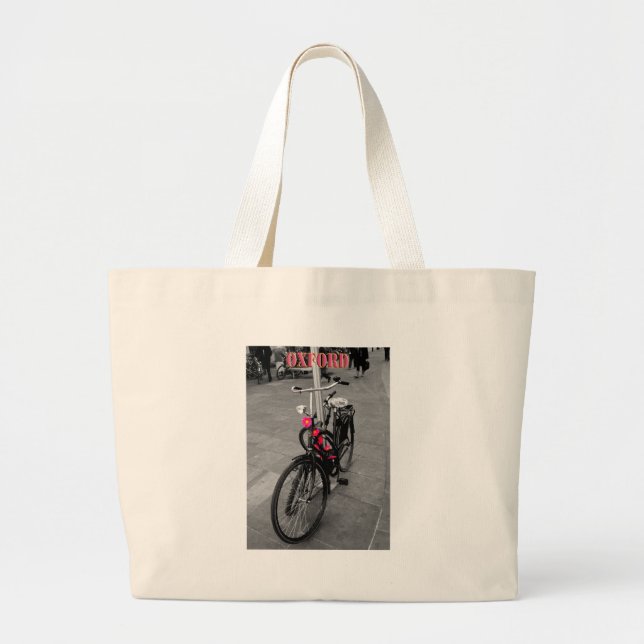 Bolsa Tote Grande bicicleta Oxford (Frente)