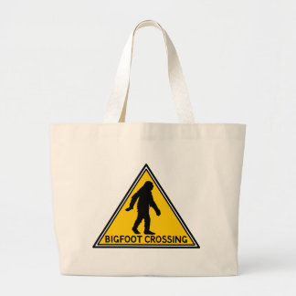 Bolsa Tote Grande Bigfoot que cruza o saco reusável