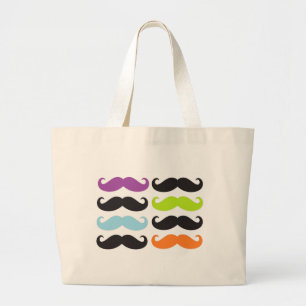 Bolsa Tote Grande Bigodes brilhantes