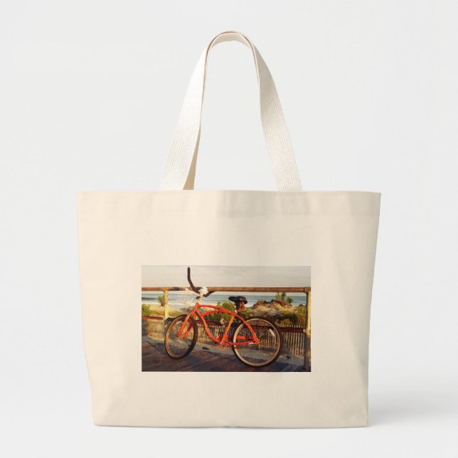 Bolsa Tote Grande Bike Boardwalk (Frente)