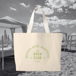 Bolsa Tote Grande Biquínis Verdes E Martinis O Clube de Bach Persona