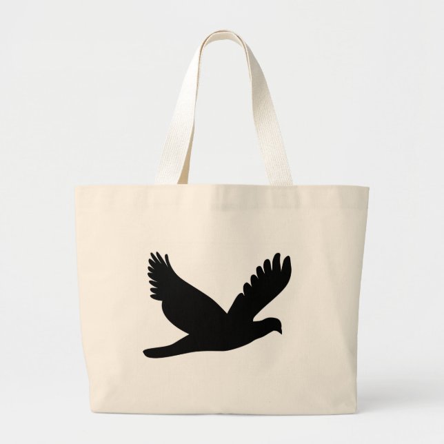 Bolsa Tote Grande Bird Silhouette (Frente)