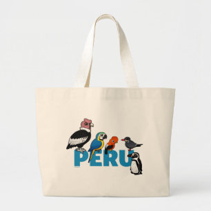 Bolsa Tote Grande Birdorable Peru