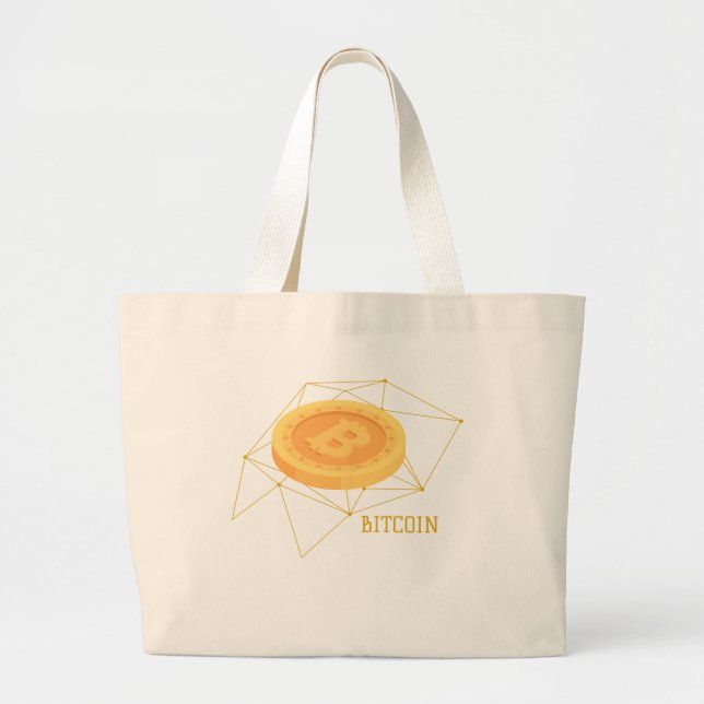 BOLSA TOTE GRANDE BITCOIN (Frente)