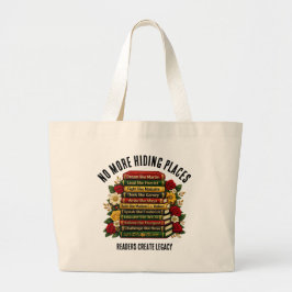 Bolsa Tote Grande Black History Month Centennial Heroes Book Club