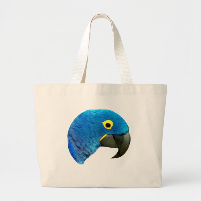 Bolsa Tote Grande Blue Parrot of Love (Frente)