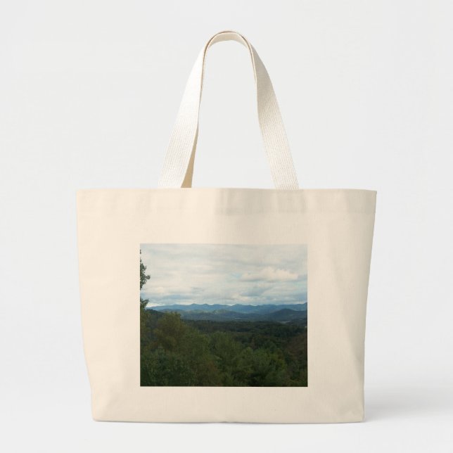 Bolsa Tote Grande Blue Ridge Mountains - NC (Frente)