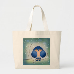 Bolsa Tote Grande Bluebird do inverno