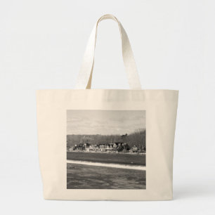 Bolsa Tote Grande Boathouse Row Winter b/w