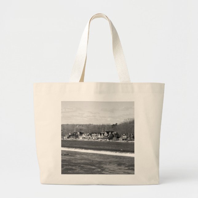 Bolsa Tote Grande Boathouse Row Winter b/w (Frente)