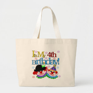 Bolsa Tote Grande Bobo Palhaço 4º Camisetas e presentes de aniversár