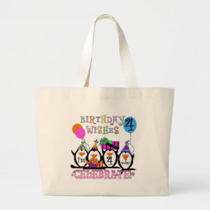 Bolsa Tote Grande Bobo Pinguins 4º t-shirts e presentes