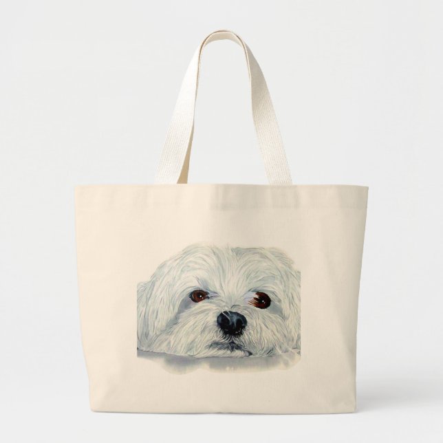 Bolsa Tote Grande Bogart o saco maltês (Frente)
