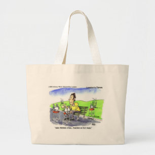 Bolsa Tote Grande Boinas de Stool Ofertas Engraçadas Camisetas e Col