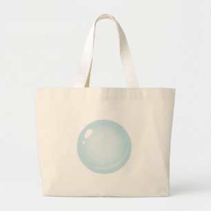 Bolsa Tote Grande Bolha da planície da comida do pulso aleatório