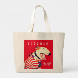 BOLSA TOTE GRANDE BOLO DE BOLO DE TERRIER - SACO DE TOTE