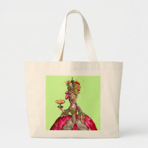 Bolsa Tote Grande Bolo de Peacock Marie Antoinette