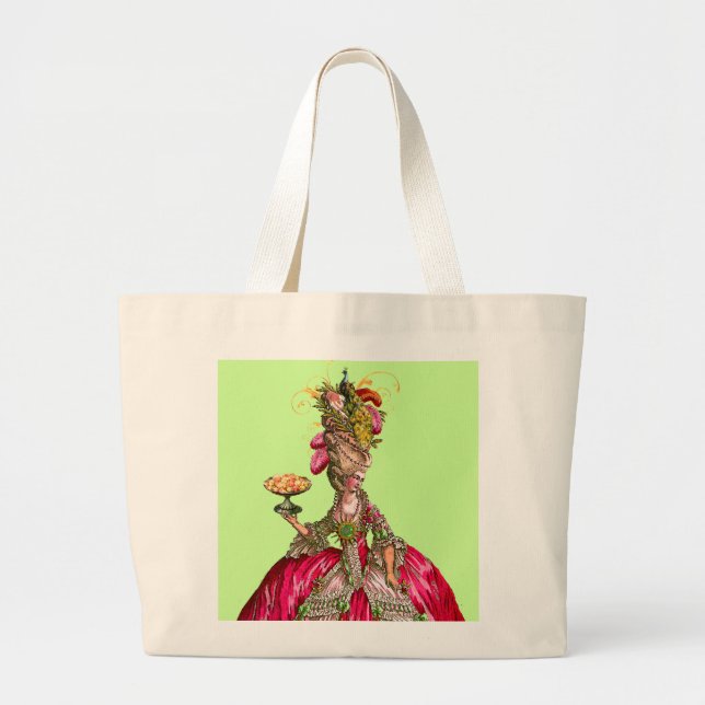 Bolsa Tote Grande Bolo de Peacock Marie Antoinette (Frente)