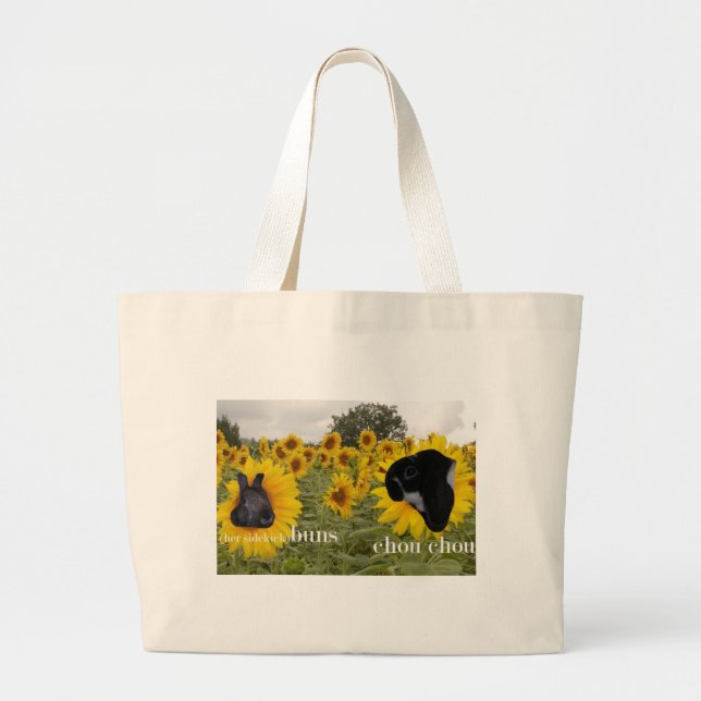 Bolsa Tote Grande Bolos e saco de Chou (Frente)